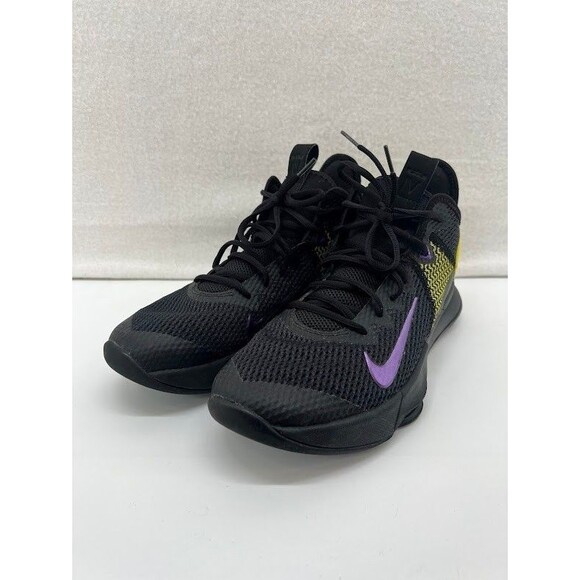Nike LeBron Witness 4 NBY Black Opti Yellow Mens Shoes BV7427-004 Size 10 - Picture 1 of 7